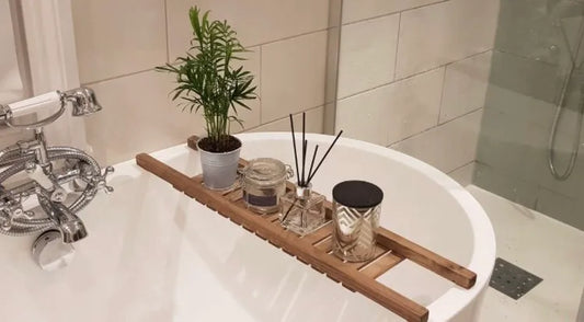 Caddy Wooden Bathroom Shelf